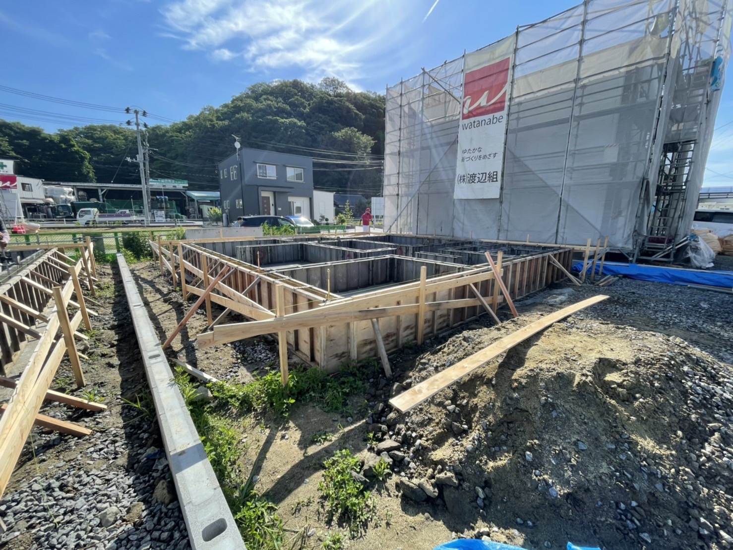 【平中山】建売3棟 工事進捗(2022年6月15日):サムネイル